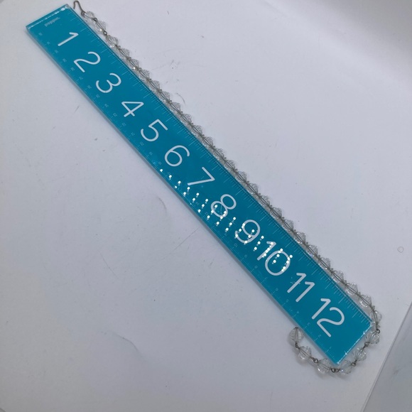 Vintage Faceted Glass Necklace Hook Closure 2 Styles of Beads - Picture 2 of 4